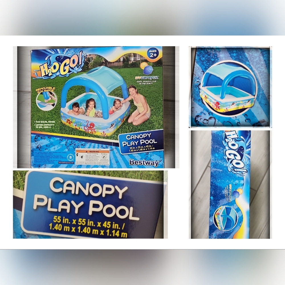 H20 Go! Canopy Play Pool New in Box